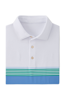 Logotipo personalizado de lujo de alta calidad atlético de poliéster Spandex Hombres Ropa Fabricante Rayas Corporativo Golf Camisetas Polos - Product Image 4