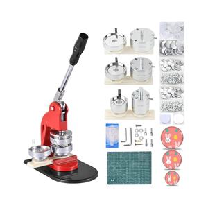 Precio Especial: Máquina de Chapas Redondas Manual Personalizada SAGER Roja con Riel Deslizante, Materiales de Aluminio y Plástico, 1 Año de Garantía - Product Image 2