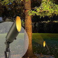 Lampes LED à faible tension pour extérieur, étanches, connectées par câble extérieur, projecteur encastré, éclairage paysager en laiton