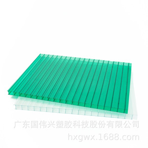 Gwx Hollow Polycarbonate Sheet 5800mm Double Layer Transparent UV Protection Greenhouse Roof Panel - Product Image 2