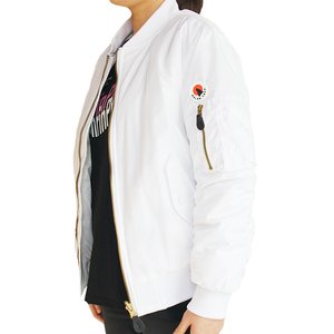 เสื้อแจ็คเก็ตบอมเบอร์ <span class=keywords><strong>MA</strong></span>-1 ผ้าซาตินแฟชั่นสตรีทแวร์ขายส่งสำหรับผู้ชาย แจ็คเก็ตสำหรับฤดูใบไม้ร่วงและฤดูหนาว แจ็คเก็ตวาร์ซิตี้สำหรับทุกเพศ - Product Image 5