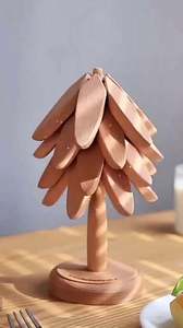 Raybin Kitchen Folding Tree Shape <b>Trivet</b> Set <b>Wooden</b> Tree <b>Trivet</b> Set <b>Wooden</b> Tree Coasters Set of 4 for Hot Dishes - Product Image 2