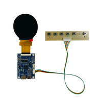 Module LCD rond de 2,1 pouces 480x480, interface RGB 40 broches, écran LCD TFT IPS pour simulateur de vol avec carte de commande