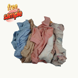 Dệt may chất thải tái chế cắt sử dụng quần áo lau rags ánh sáng màu tái chế công nghiệp lãng phí bông rags Bông Áo Thun rags - Product Image 5