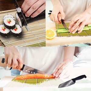 Vendedor caliente 17 en 1 accesorios de cocina hacer <span class=keywords><strong>Sushi</strong></span> plástico Bazooka molde bambú para tapetes palitos para <span class=keywords><strong>Sushi</strong></span> Kit de herramientas - Product Image 2
