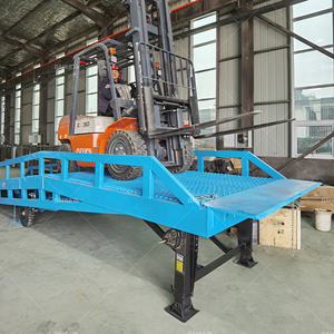 Мобильный гидравлический подъемник для контейнеров 10 тонн, цепной, ручной, для погрузки грузовиков, рабочая платформа для погрузчика, погрузочная рампа - Product Image 4