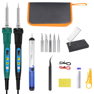 Soldador Digital 918 de 80W con Temperatura Ajustable, Juego Portátil para Soldar y Reparar Electrodomésticos - Product Image 1