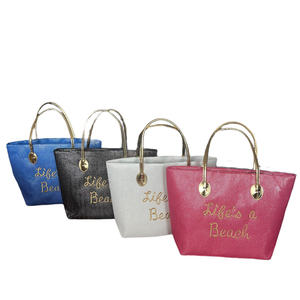 批发帆布手提袋带定制印刷标志的沙滩巴哈马纪念品袋海龟图案帆布沙滩手提袋 - Product Image 6