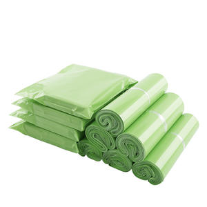 Bolsa de correo autoadhesiva resistente a los golpes, envoltura verde personalizada acolchada, bolsa de correo biodegradable ecológica, envío de plástico - Product Image 6