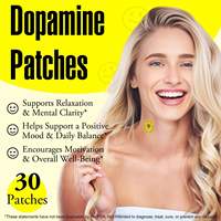 Patchs transdermiques, 30 unités, favorisent l'humeur positive, la clarté mentale et le bien-être quotidien, personnalisation OEM disponible