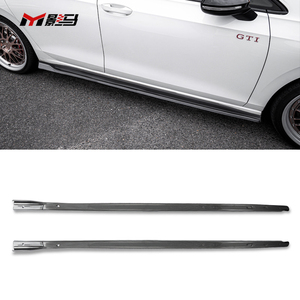 Piezas de automóviles Faldas laterales forjadas de fibra de carbono para Vw Mk8 Golf 8 R <span class=keywords><strong>Cti</strong></span> Faldas laterales de carbono - Product Image 5