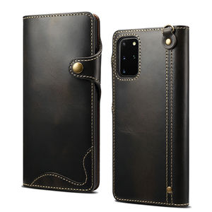 Funda con tapa de cuero auténtico con diseño de libro para <span class=keywords><strong>Samsung</strong></span> Galaxy S8 S9 S10 S20 plus Note 8/9/10 <span class=keywords><strong>pro</strong></span> - Product Image 2
