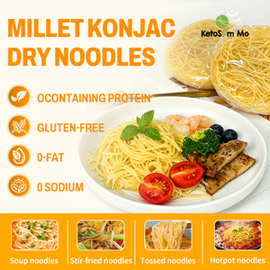 Nouilles de Konjac en Gros, Sans Graisse, Sans <span class=keywords><strong>Gluten</strong></span>, Nouilles Shirataki, Nouilles Sèches de Millet Konjac - Product Image 3