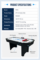 Table de hockey sur air professionnelle et domestique, idéale pour les salles de jeux et les adultes – Vente en gros usine