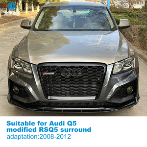 Convient aux modèles <span class=keywords><strong>Audi</strong></span> Q5 modifiés avec des kits de carrosserie RSQ5, kits de pare-chocs modifiés Q5, y compris la calandre et le becquet avant, 2008-2012 - Product Image 2