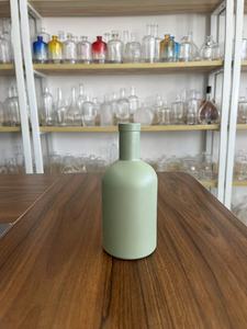 Botella de aceite de oliva de vidrio con corcho en T, color verde mate/<span class=keywords><strong>Negro</strong></span>/<span class=keywords><strong>Blanco</strong></span>, 200ml, 375ml, 500ml, 750ml, 1000ml - Product Image 2