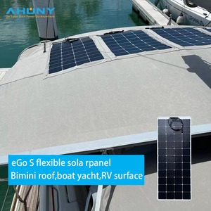 Benutzer definierte 170W Thin Light Flexible <span class=keywords><strong>Solar</strong></span> panel Rücken kontakt Biegbare <span class=keywords><strong>Sunpower</strong></span>-Zelle für Camping RV Marine Outdoor-Anwendungen IBC - Product Image 4