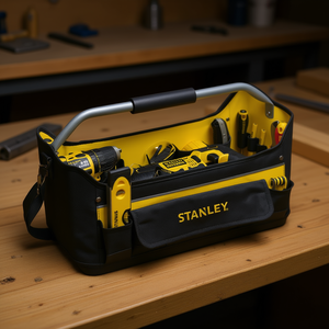 Sac à outils Stanley 16 pouces avec poignée et poches pour le rangement et le transport des outils - Product Image 3