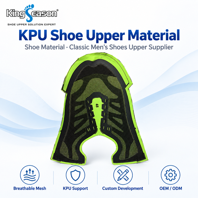 KPU Shoe Upper Material Men Classic Shoes Casual Footwear Upper Custom Supplier China