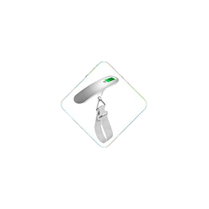 Báscula de equipaje electrónica de viaje colgante de 50kg, tamaño de bolsillo portátil, batería LCD Digital de acero inoxidable 304, Maleta de etiqueta privada - Product Image 6