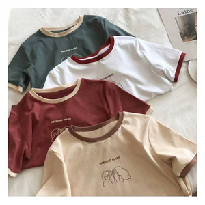 Tops de Verano para <span class=keywords><strong>Mujer</strong></span> Más Baratos Camiseta Ligera de 180g Estampada para <span class=keywords><strong>Mujer</strong></span> Venta <span class=keywords><strong>al</strong></span> <span class=keywords><strong>por</strong></span> <span class=keywords><strong>Mayor</strong></span> - Product Image 2