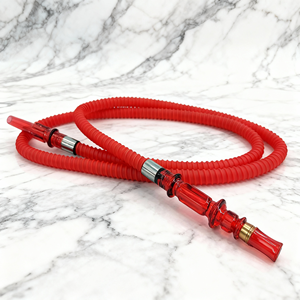 Tuyaux en plastique pour narguilé en acrylique coloré délicat 2024 pour bar à chicha, boîte de nuit, fête, accessoires de fumage - Product Image 1