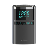 Compresseur d'air de voiture portable numérique sans fil multimode ABS, gonfleur de pneus de vélo, gonfleur de pneus électrique sans fil, pompe à pneus 18L/min