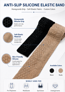 OEM Anti-slip Silicone Lace Elastic <strong>Tape</strong> for Shapewear - Product Image 3