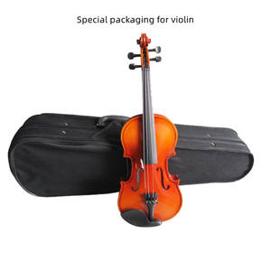 Violín de Madera Hecho a Mano para Principiantes, Violín de Práctica de Madera Contrachapada 1/4 para Niños, Violín 4/4, Instrumento Musical, Precio de Fábrica - Product Image 6