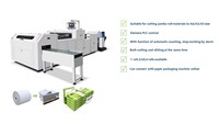 Máquina automática de corte y embalaje de láminas con servocontrol para papel de copia A4