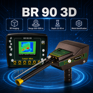 Détecteur de métaux souterrains BR90, détecteur d'or et de pierres précieuses/jade, imagerie 3D, détecteur d'or certifié ROHS - Product Image 4