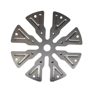 CNC Machined Stainless Steel/Aluminum Spoke Mount Plate 7/8-Arm Custom Flange Fixing Disc Drilling Precision Machining Parts - Product Image 1
