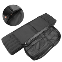Étui à double pistolet tactique 28 "-52" Sac à pistolet rembourré pour la chasse/tir, transport étanche de pistolet long avec sangles MOLLE