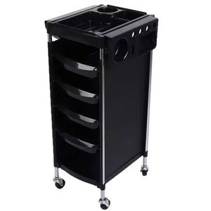 Carrito de Salón de Belleza Moderno con Ruedas, Diseño de Plástico, Móvil, Portátil, para Peluquería, SPA, con Cajones, Ecológico - Product Image 5