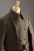 Europe Amérique Automne Hiver Nouvelle Laine Longs Manteaux Hommes Hiver Blazer Double Boutonnage Manteau OEM Laine Pardessus Fournisseur-Trench Coat
