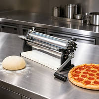 Machine à pâtes manuelle 40 cm en acier inoxydable, presse à nouilles et laminoir à pâte pour Chin Chin, Samosa, peaux de raviolis