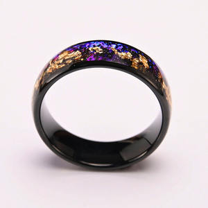 <span class=keywords><strong>2025</strong></span> Новое поступление черный вольфрамовый Туманность кольцо Мужская Галактика обручальное кольцо комфорт подходит новейшие ювелирные изделия <span class=keywords><strong>2025</strong></span> кольцо на палец - Product Image 4