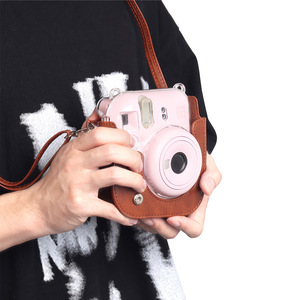 Sac en cuir <span class=keywords><strong>pour</strong></span> appareil photo <span class=keywords><strong>instax</strong></span> <span class=keywords><strong>Mini</strong></span> 12/<span class=keywords><strong>11</strong></span>, étui souple, couleur unie, bandoulière, <span class=keywords><strong>housse</strong></span> de protection, sac de transport <span class=keywords><strong>pour</strong></span> <span class=keywords><strong>instax</strong></span> <span class=keywords><strong>mini</strong></span> - Product Image 3