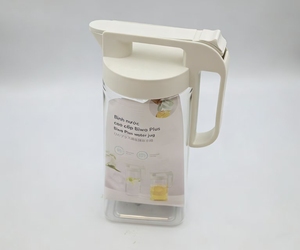 Jarra de agua Biwa Water Plus de 1.6L, hecha de resina PP ABS y silicona, con superficie mate duradera, para oficina y escuela. - Product Image 3