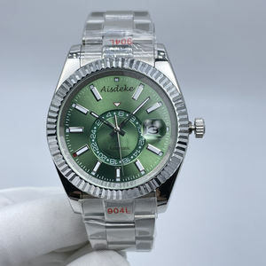 맞춤형 DIY 기계식 맨스 시계 남성용 자동 운동 42mm 스카이 브랜드 남성 발광 손목 시계 - Product Image 1