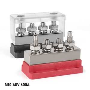 M10 600A Aluminum Screw <b>Terminal</b> Block For <b>Battery</b> Marine RV Truck Use - Product Image 4