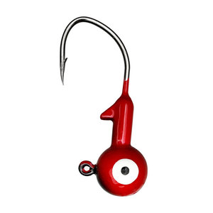 1/32oz,1/16oz,1/8oz,3/16oz,1/4oz,3/8oz Saltwater Glowing Strike Crappie Jig Head avec crochet de faucille pointu - Product Image 5