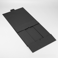 Boîte d'emballage de vêtements de luxe personnalisée boîte cadeau magnétique pliable en carton pour vêtements/chaussures avec ruban