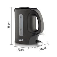 Bouilloire Électrique RAF Haute Qualité, Sans BPA, Intérieur en Acier Inoxydable, Multiples Couleurs, Vente Chaude