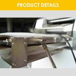 Macchina Elettrica Automatica CE per Croissant 380mm 520mm, Sfogliatrice da Tavolo con Nastro Trasportatore, Laminadora De Masa - Product Image 6