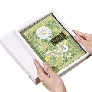 Cuaderno de Notas Retro con Contraseña para Estudiantes, Libreta Pequeña con Candado, Diseño Fresco, Venta al por Mayor, Modelo para Regalos Transfronterizos - Product Image 5