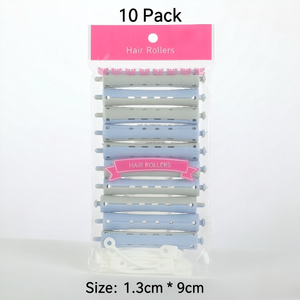 10 Pcs <b>Plastic</b> Hair Rollers Cold Wave Curling <b>Rods</b> Perm Styling Tools for Long and Short Hair - Product Image 4