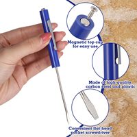Mini Destornillador de Bolsillo de Precisión con Punta Plana Phillips, Personalizado, Promocional, de Plástico ABS+Carbono, con Punta Magnética