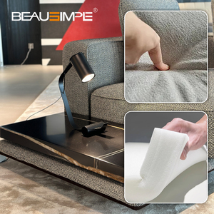 Ý Sang Trọng Góc <span class=keywords><strong>Sofa</strong></span> Chất Lượng Cao Vải Tối Giản Thiết Kế Hiện Đại Trắng Cho Biệt Thự Nhà Ngả Cho Khách Bộ - Product Image 5