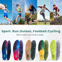Personnalisation personnalisée Inserts de soutien de la voûte plantaire réduire la fatigue ajustement de la semelle intérieure personnalisée pour chaussures de course